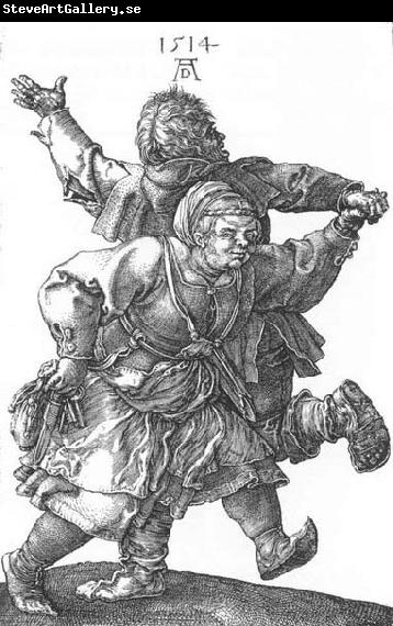 Albrecht Durer Peasant Couple Dancing